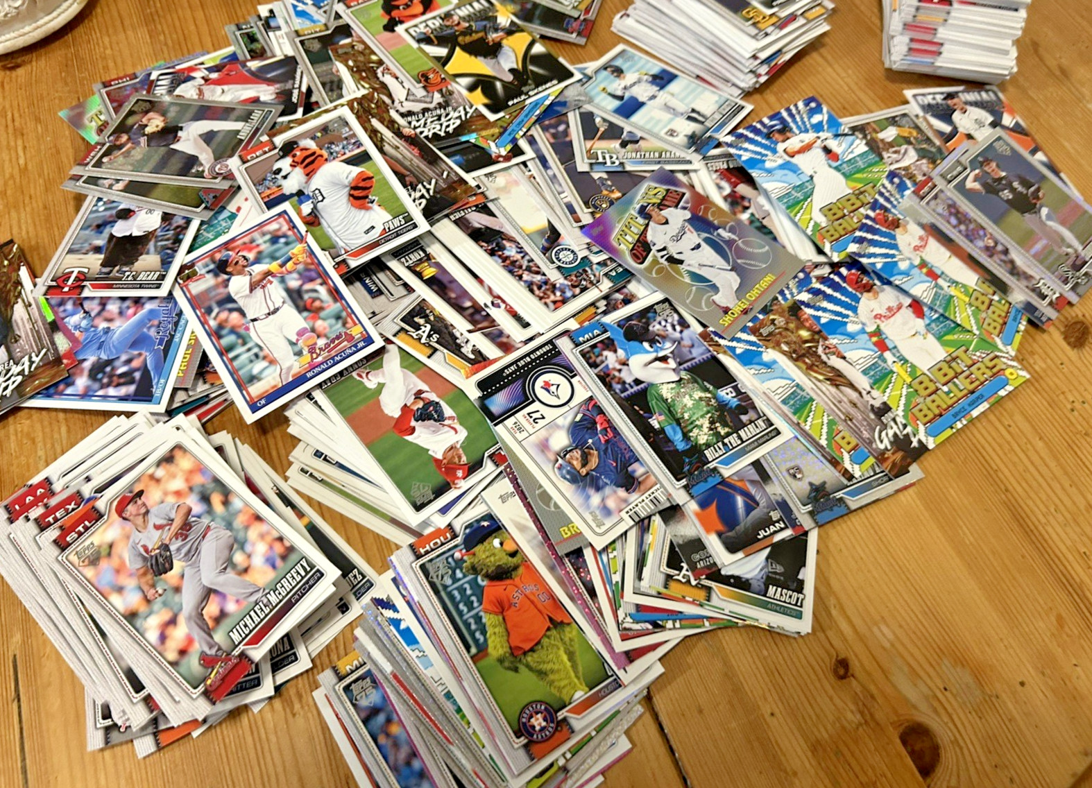 50 Card Lot – ALL 2026 Topps Baseball Sets – Topps Finest, Series 2, Bowman&More