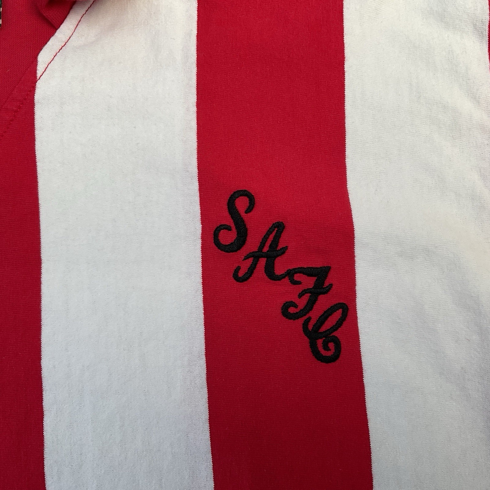 SUNDERLAND SCORE DRAW HOME 1973 FOOTBALL SHIRT MEDIUM ADULT (V GOOD) LONGSLEEVE