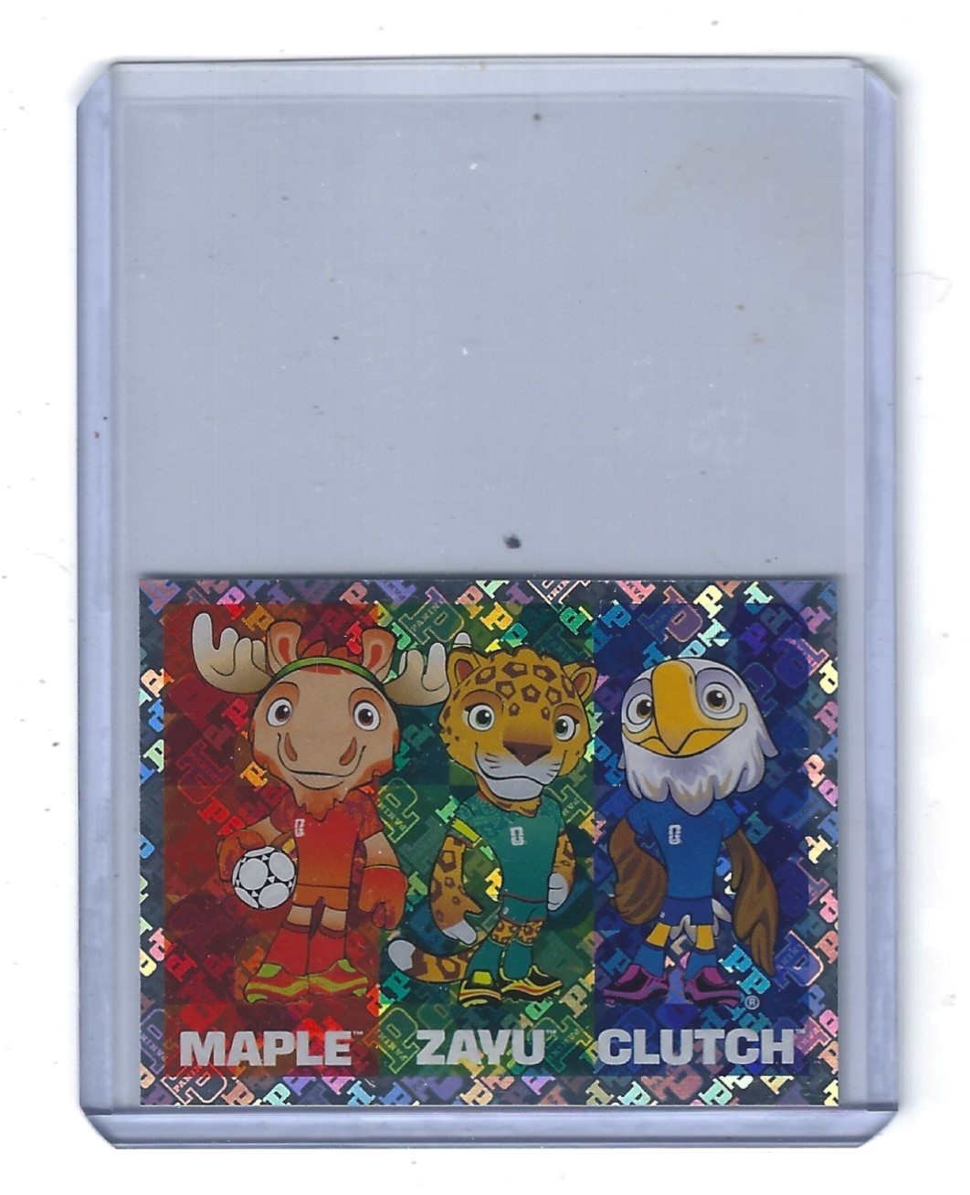 MAPLE, ZAVU, CLUTCH 2026 FIFA World Cup Halo Foil Sticker OF Mascots