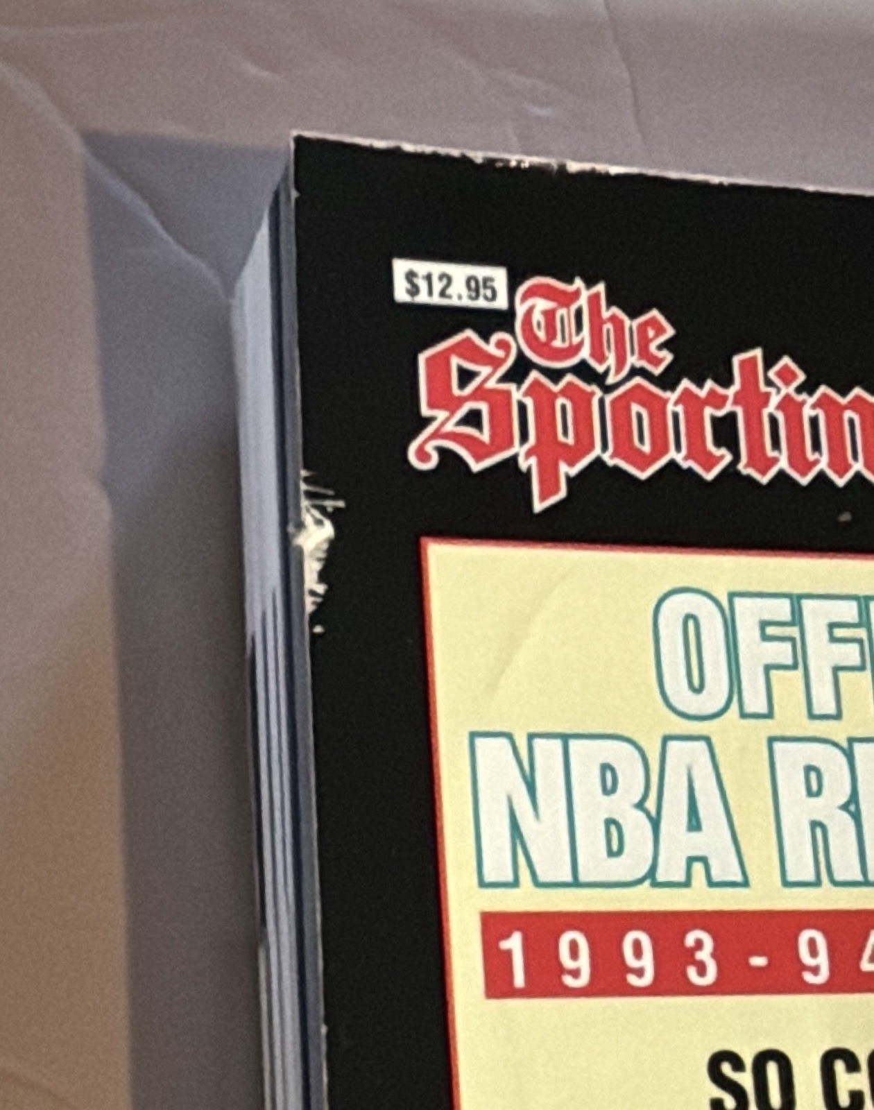 Vintage Lot 3 Sporting News Official NBA Register 1994-96 Basketball Guides; A-Z