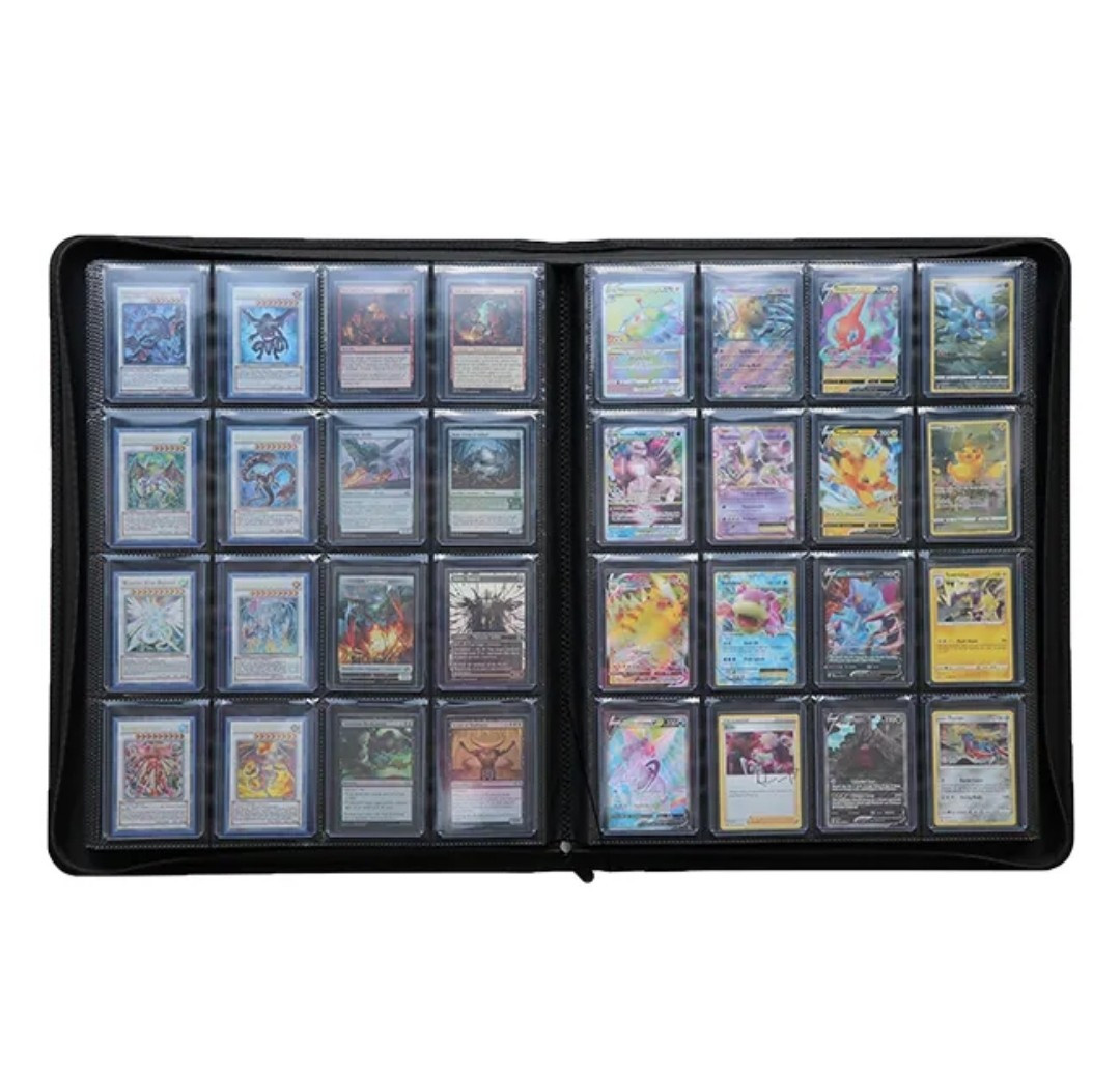 Top Loader Binder 16 Pocket | Trading Card Album 1024 Cards Toploader NEW 35pt