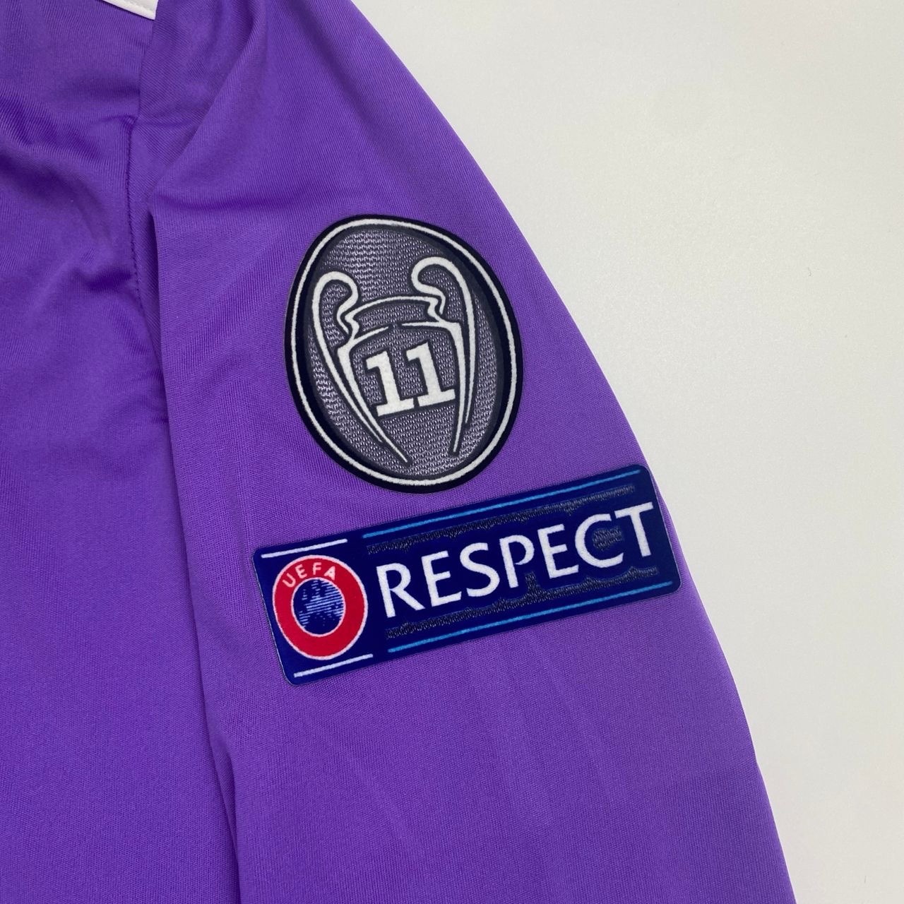 2017 Real Madrid Away Retro Jersey Ronaldo #7 Long Sleeve Final Purple Iconic