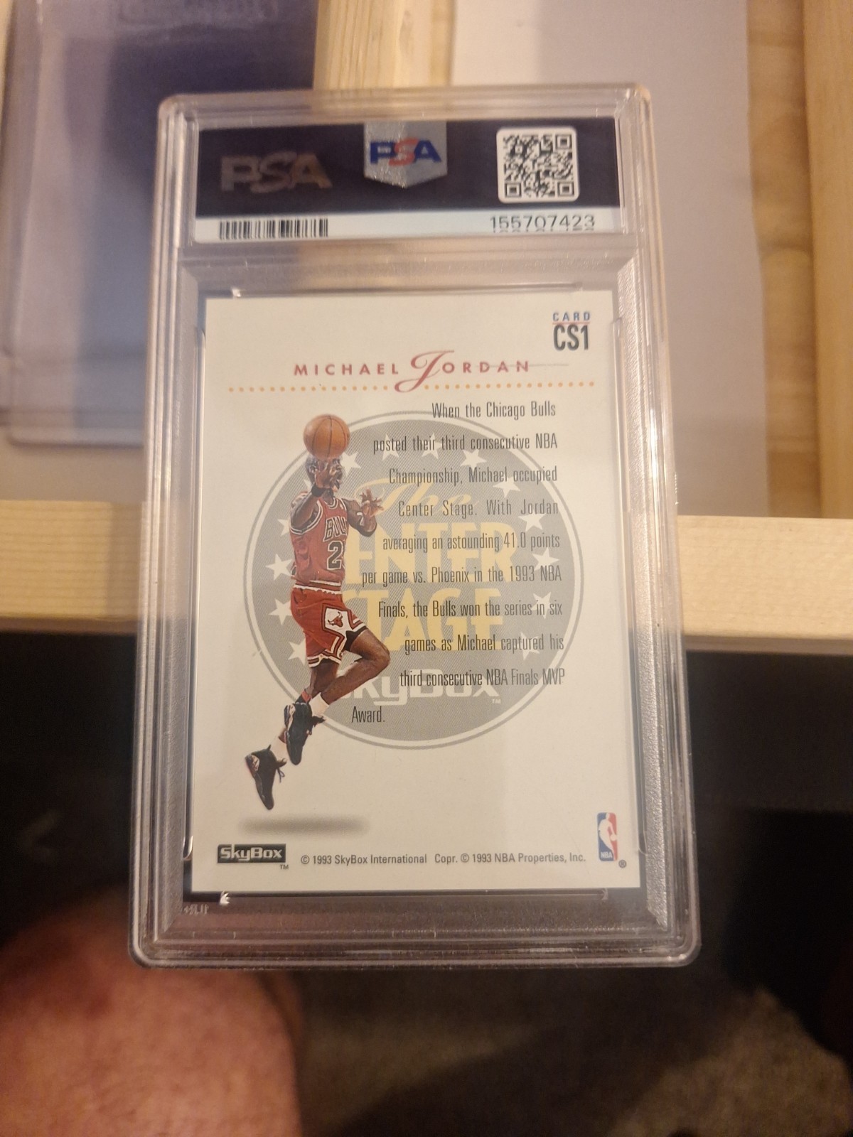 1993-94 Skybox Premium – The Center Stage Michael Jordan #CS1