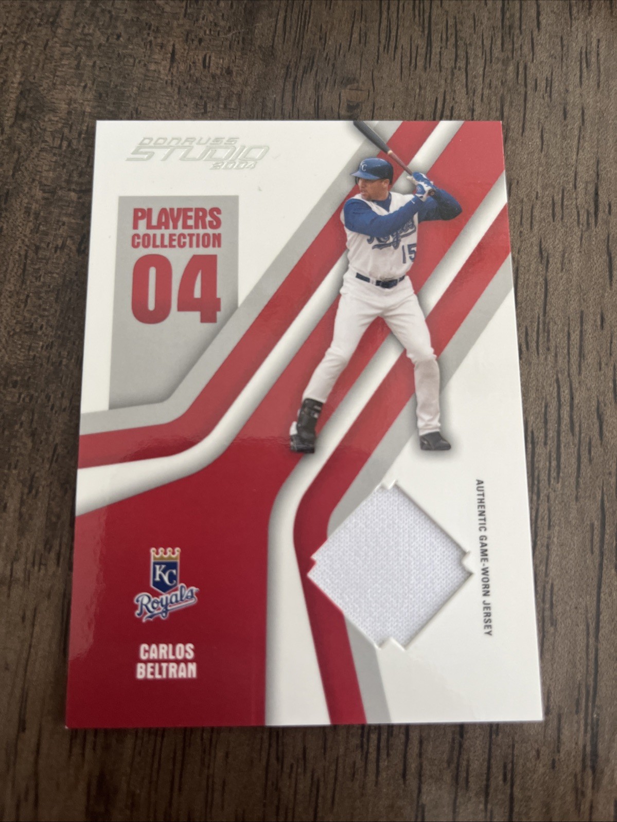 2004 Donruss Studio – Players Collection Relics Carlos Beltran #PC-14 /150