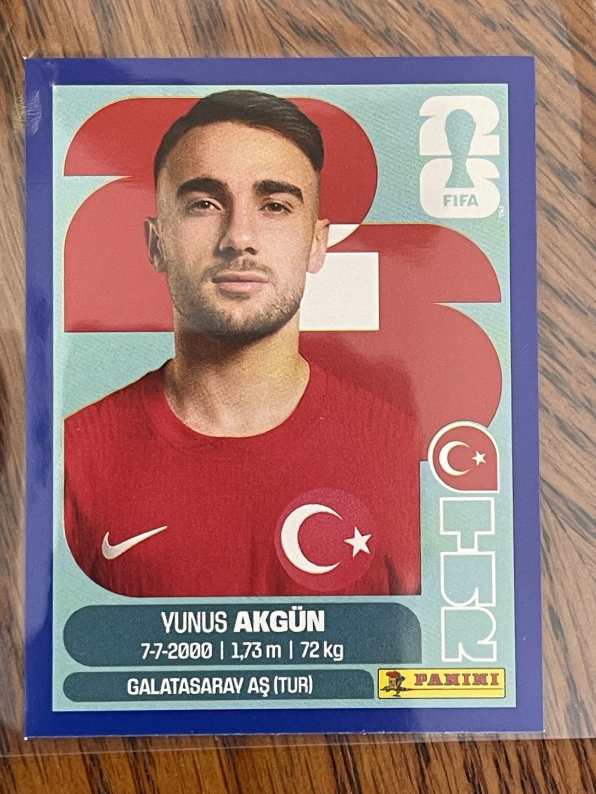 Türkiye 1-20 Complete Panini World Cup 2026 + 6 Blue Parallels Güler Yıldız