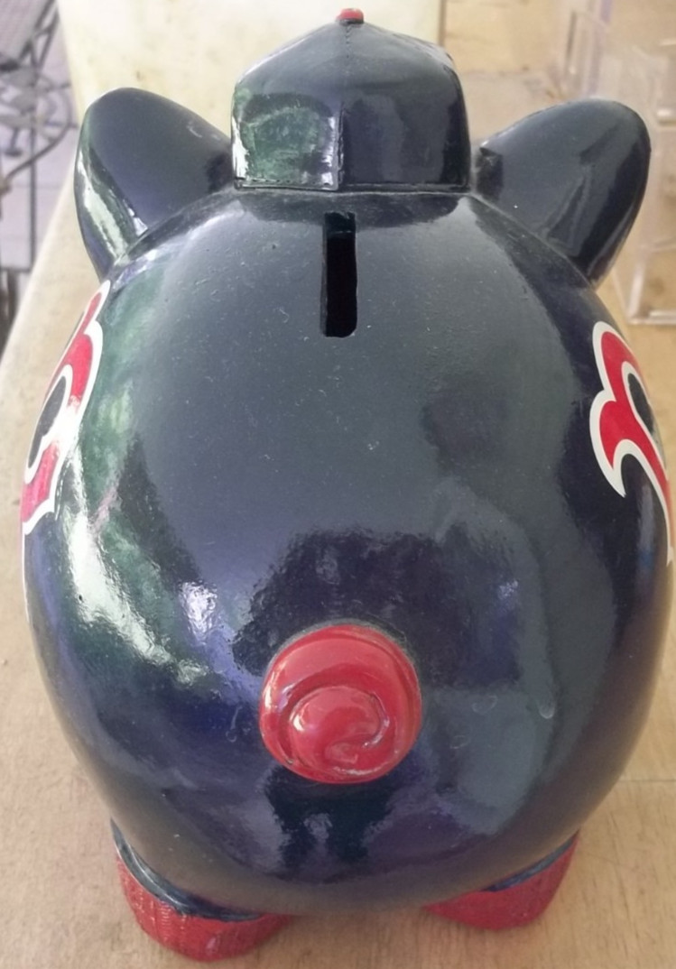 FOREVER MLB BOSTON RED SOX RESIN PIGGY BANK 8 X 7″ W FENWAY SCOREBOARD
