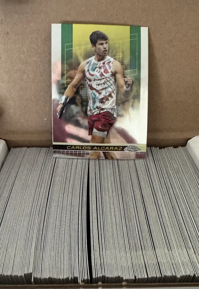 2024 Topps Chrome Tennis Complete Base Card Set 1-200