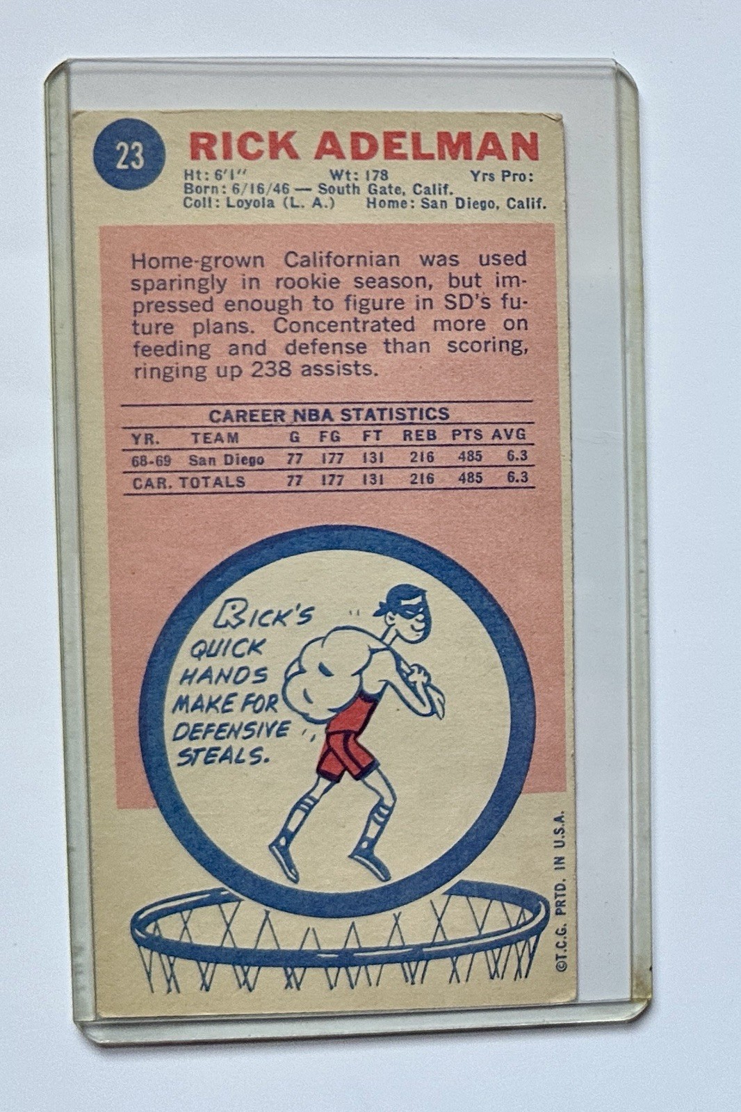 1969-70 Topps – Rick Adelman #23 (RC)