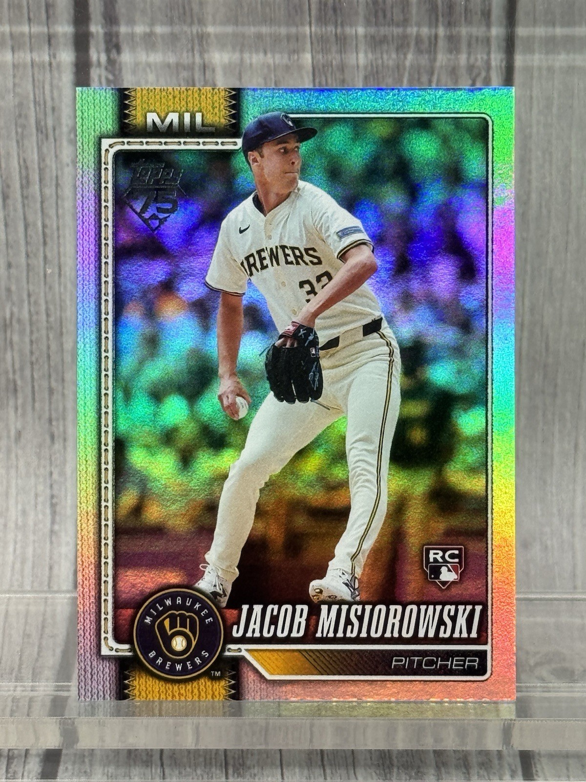 2026 Topps #10 Jacob Misiorowski Rainbow Foil Rookie RC