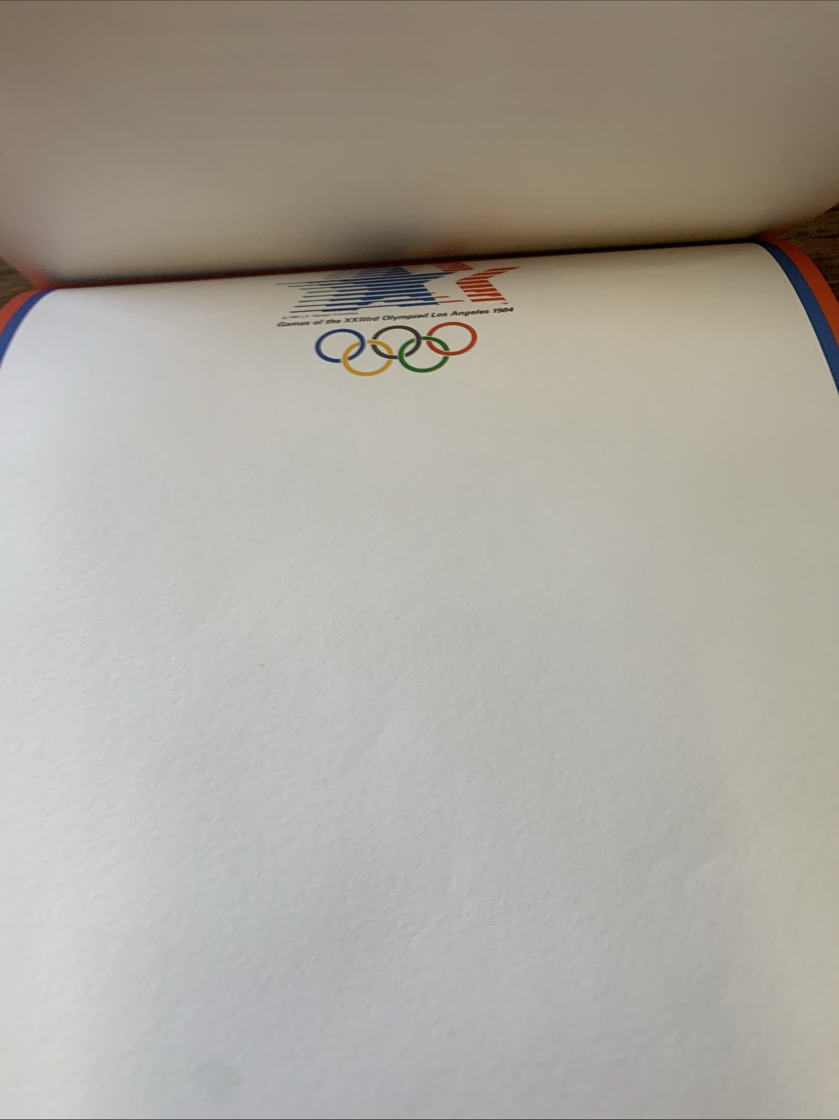 1984 Olympics Los Angeles Olympiad stationary paper pad unused