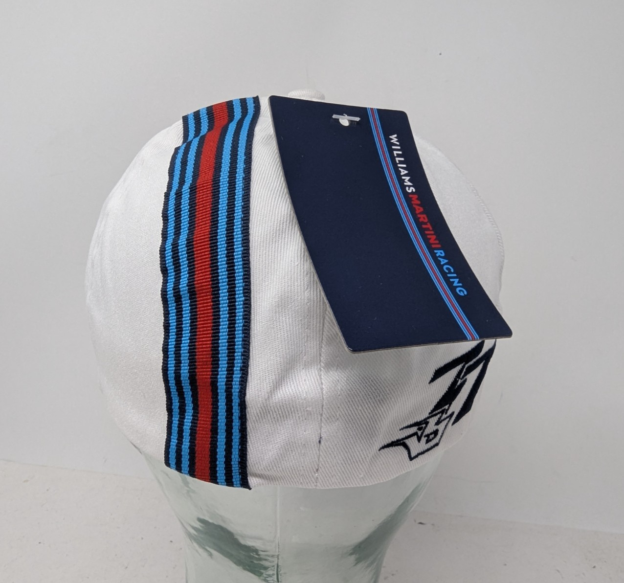 Williams Martini Racing Hat Cap Flex Fit One Size White F1 Racing Mens