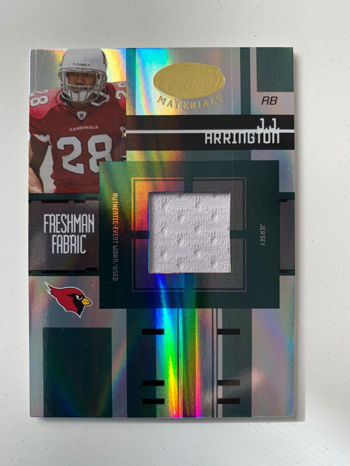 2005 Leaf Certified rc rainbow JJ ARRINGTON /5 /25/50/150 Arizona Cardinals