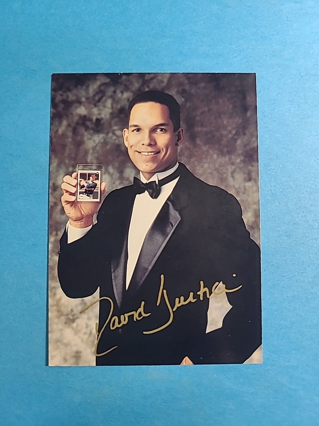 Dave David Justice 1991 Card Guard Promo Baseball Card # 23 I7923