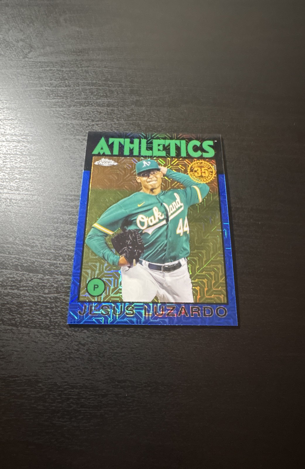 2021 Topps Silver Pack 1986 Topps Chrome Baseball Jesus Luzardo #86BC-38 Blue150