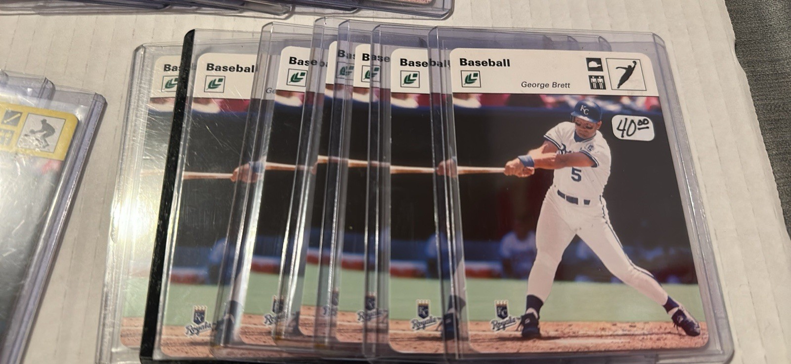 2004 Donruss George Brett Sportcaster Lot (69 Cards) All Cards Serial #’d HOF