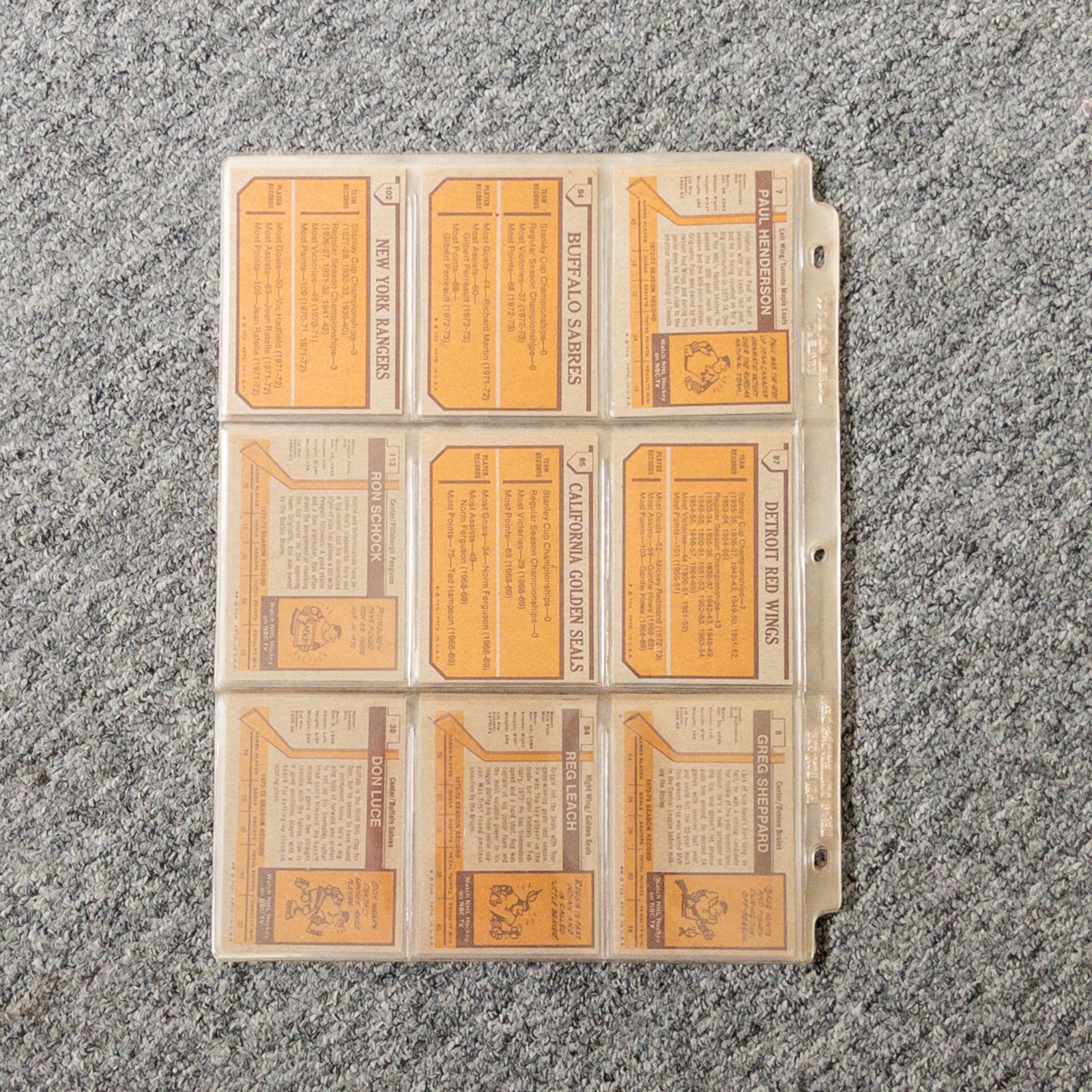 Lot of 50 Hockey Cards – 1973-1974 Topps Collection