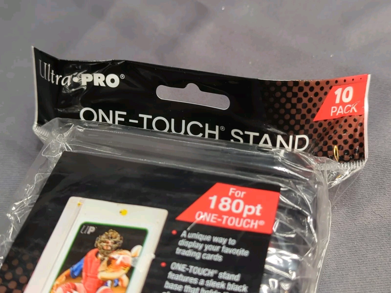 One Touch Stand 180-point 10-pack Football/Baseball Card Holders Ultra Pro 15738