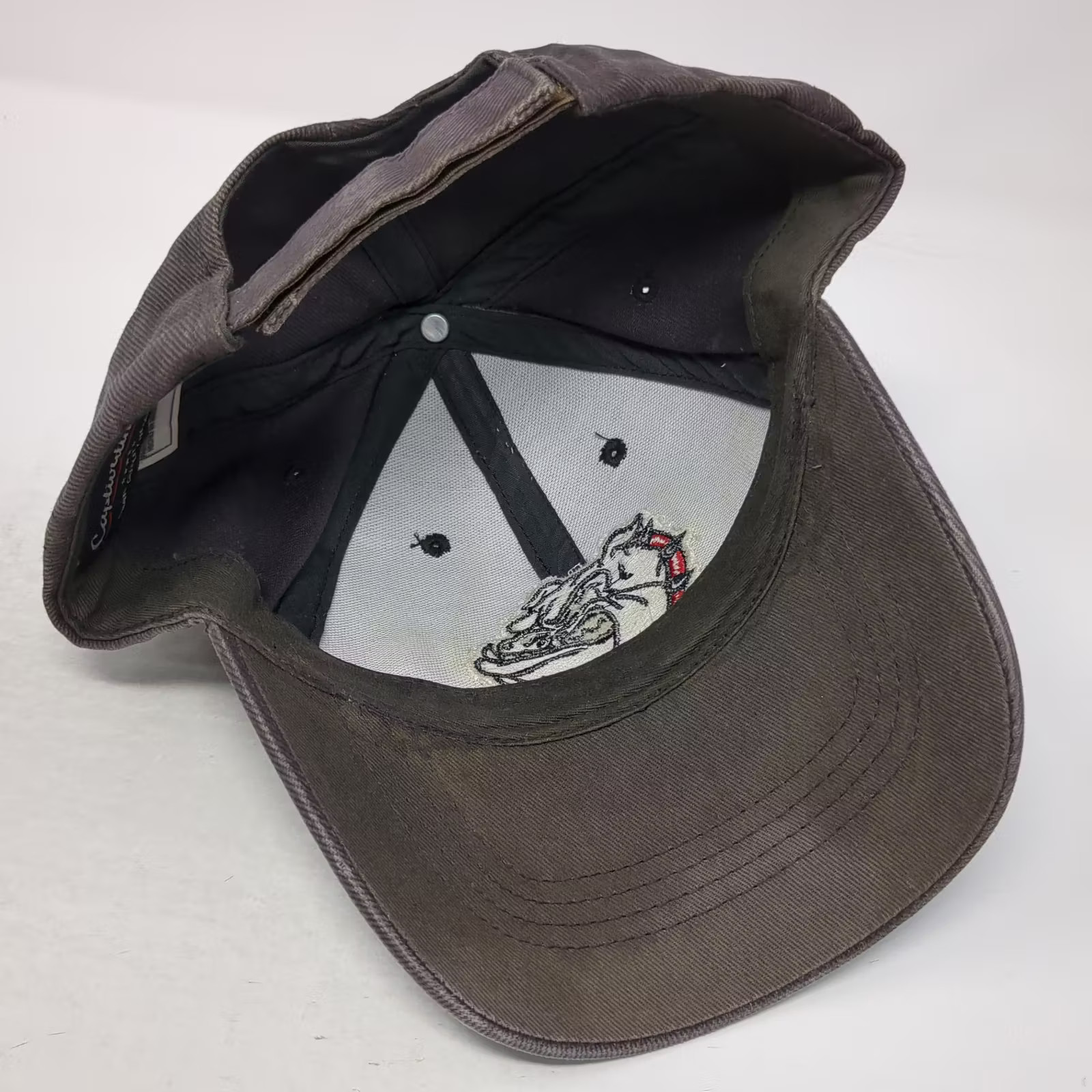 Fresno State Bulldogs NCAA Captivating Gray Baseball Cap One Size Bulldog Logo