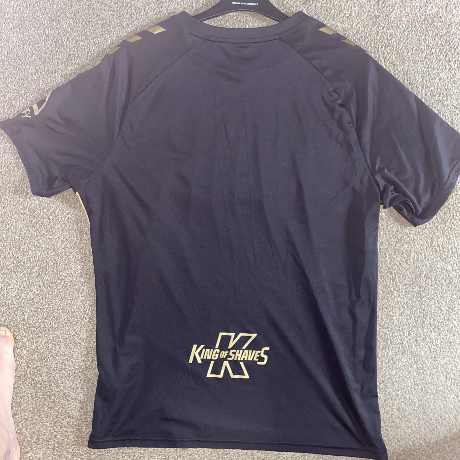Coventry City Fc 2024/25 Black And Gold FOOTBALL SHIRT Third Kit Size 2XL FAB
