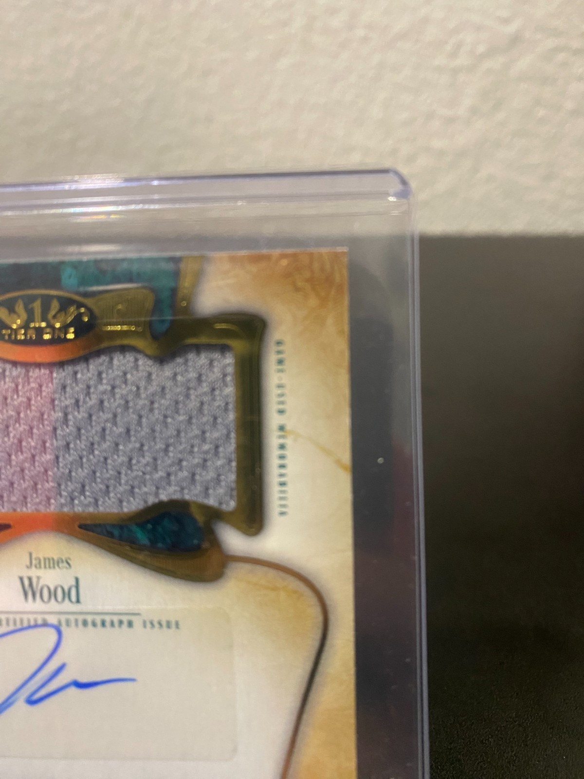 James Wood 2026 Topps Tier One Auto Relic 096/199 ATJR-JW
