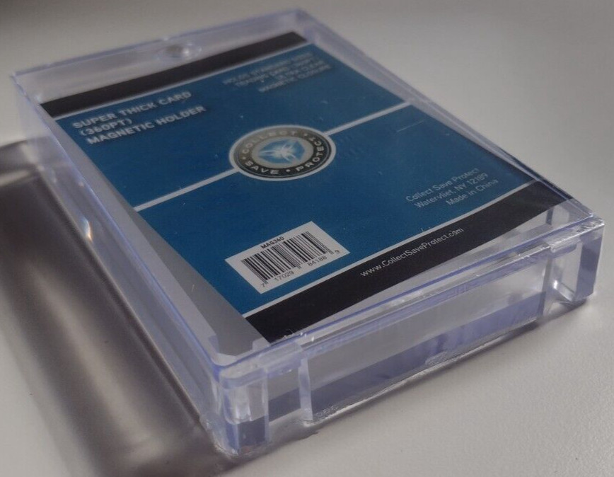 CSP 360Pt. Super Thick Magnetic Card Holder Protector New NIP Corner Protection