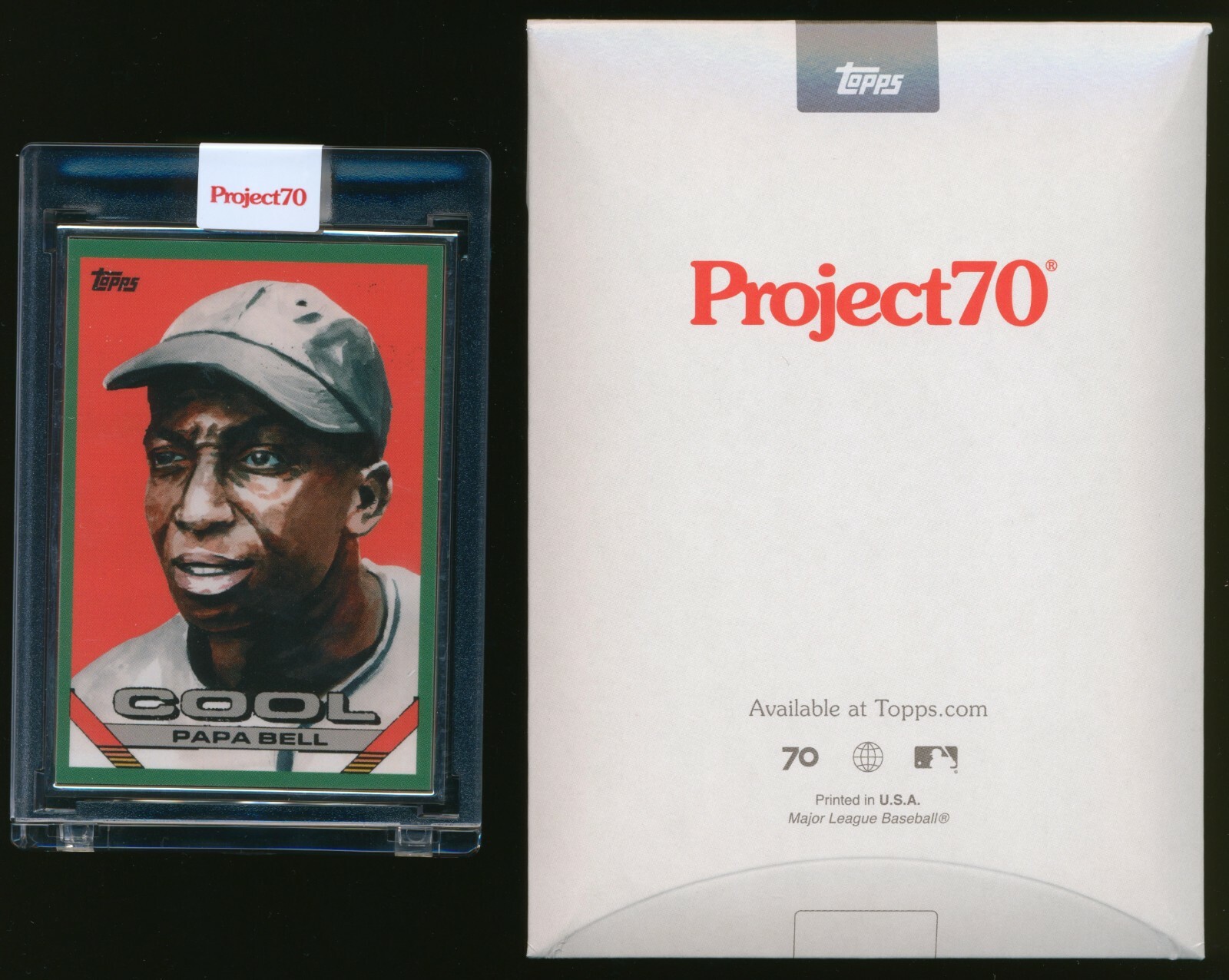 2021 P70 Project 70 Topps Cool Papa Bell 1993 Jacob Rochester Artist Proof 45/51
