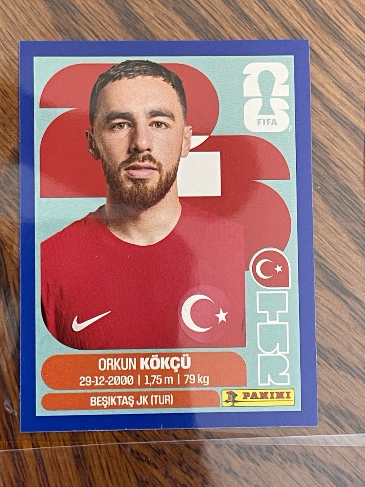 Türkiye 1-20 Complete Panini World Cup 2026 + 6 Blue Parallels Güler Yıldız