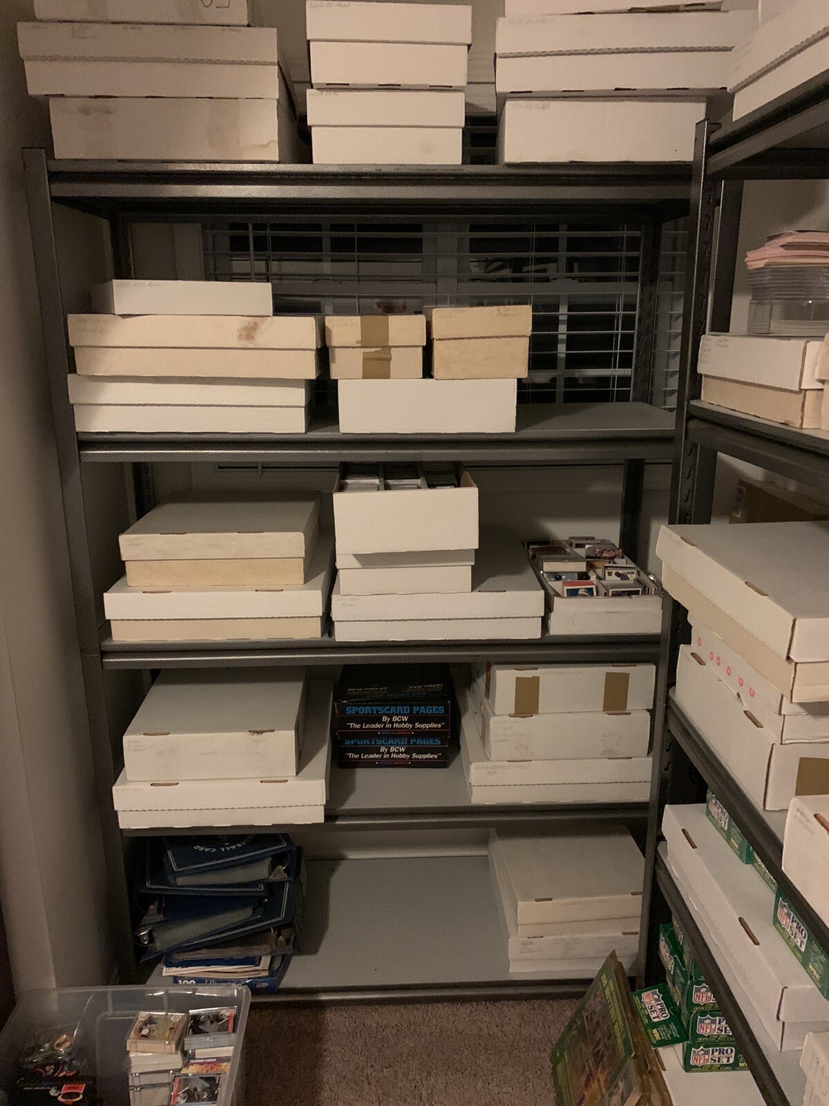 Huge Baseball Card Collection Storage Unit Find Millions Of Cards Lot 2000+