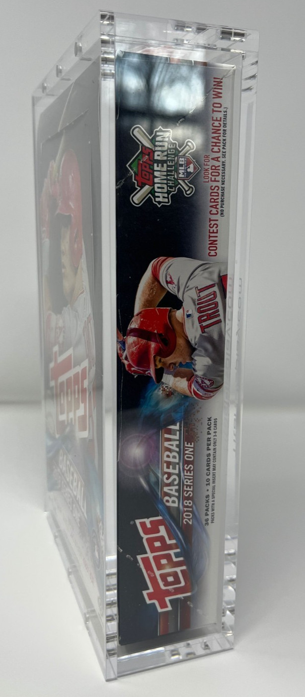 Acrylic Display Case Magnetic Lid FITS 2018 Topps Baseball Series One Hobby Box