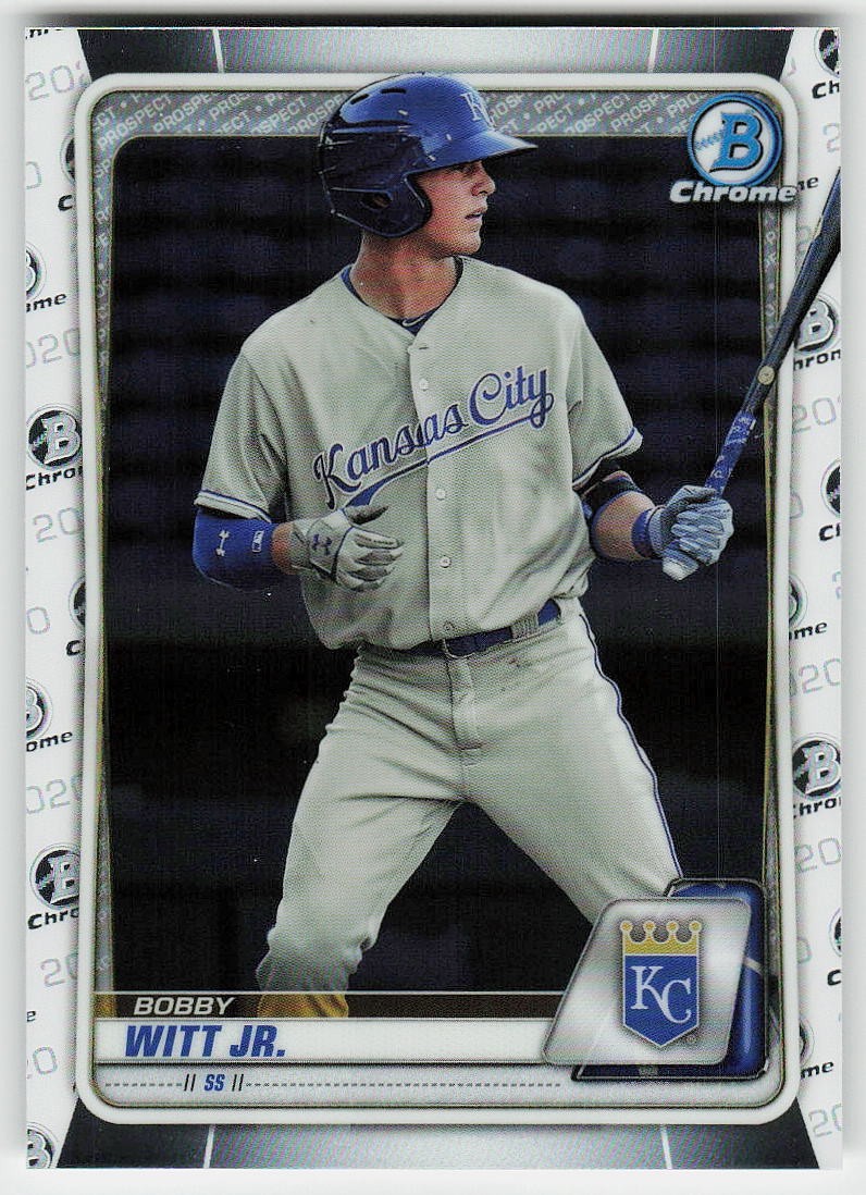 2020 Bowman Chrome #BCP-160 Bobby Witt Jr. BASEBALL Kansas City Royals