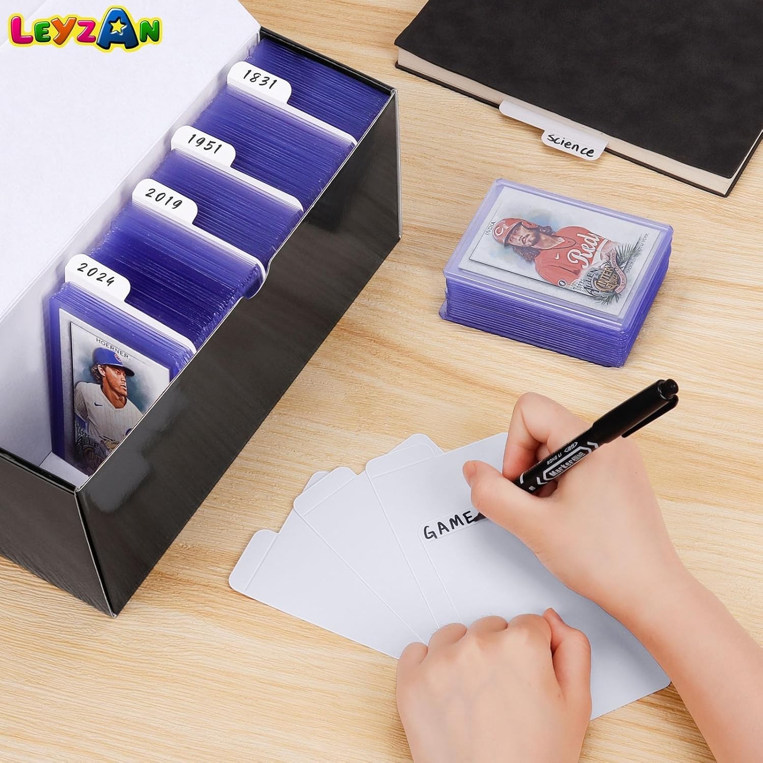 Tall Trading Card Dividers for Toploaders Storage Boxes, 150PCS Paper Divider Ca