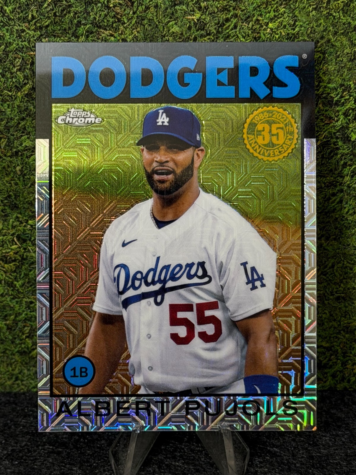 2021 Topps Baseball Silver Pack Mojo #86C-1 Albert Pujols Dodgers 💎