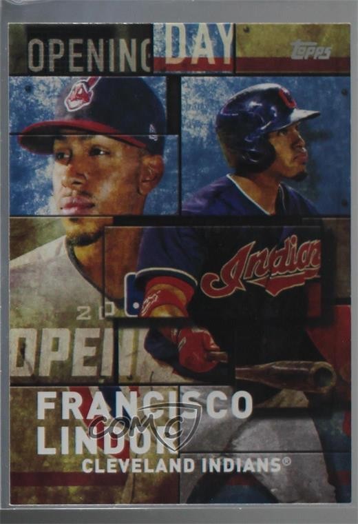 2018 Topps MLB Opening Day Blue Francisco Lindor #OD-14 5sb