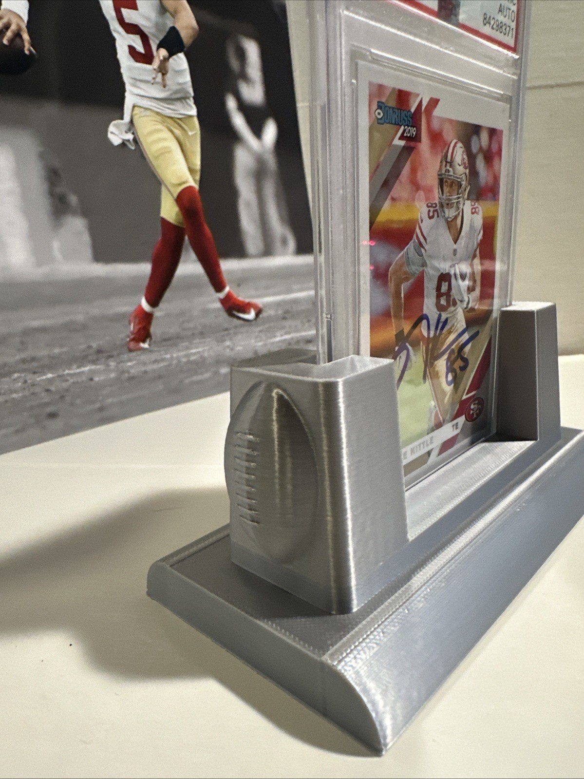 Trading Card Football Custom Graded Card Stand Holder Display for PSA Slabs