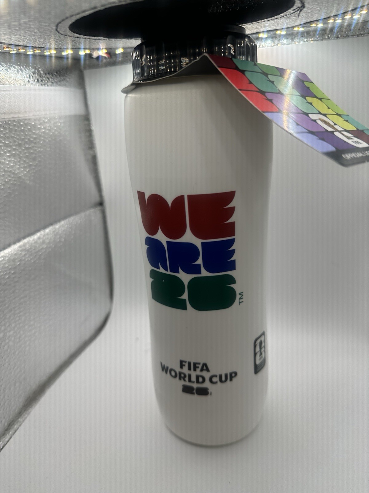 FIFA World Cup 2026 USA Mexico Canada 32oz Squeeze Water Bottle We Are 26 – NEW