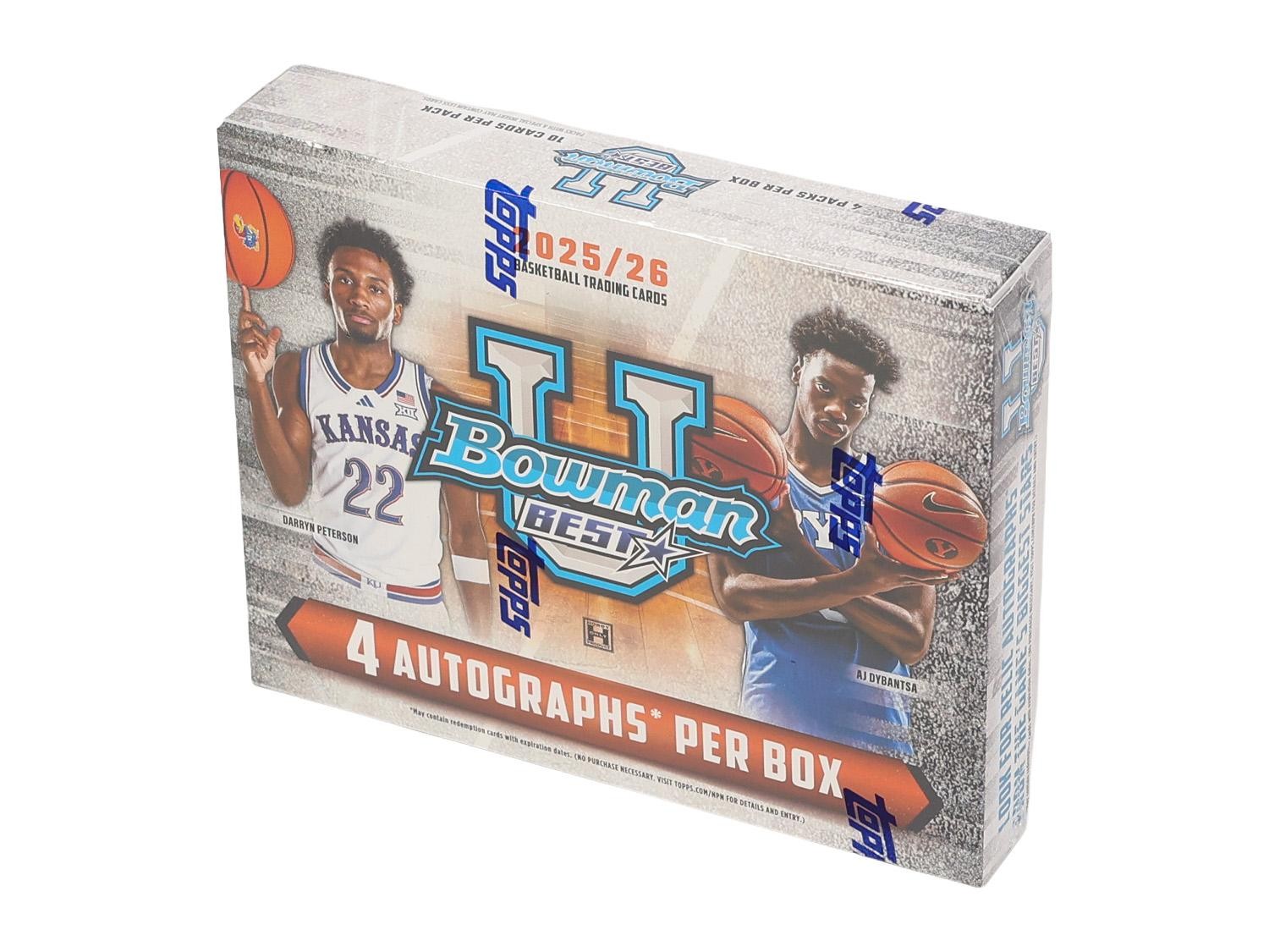 2025/26 BOWMAN UNIVERSITY BEST BASKETBALL HOBBY BOX