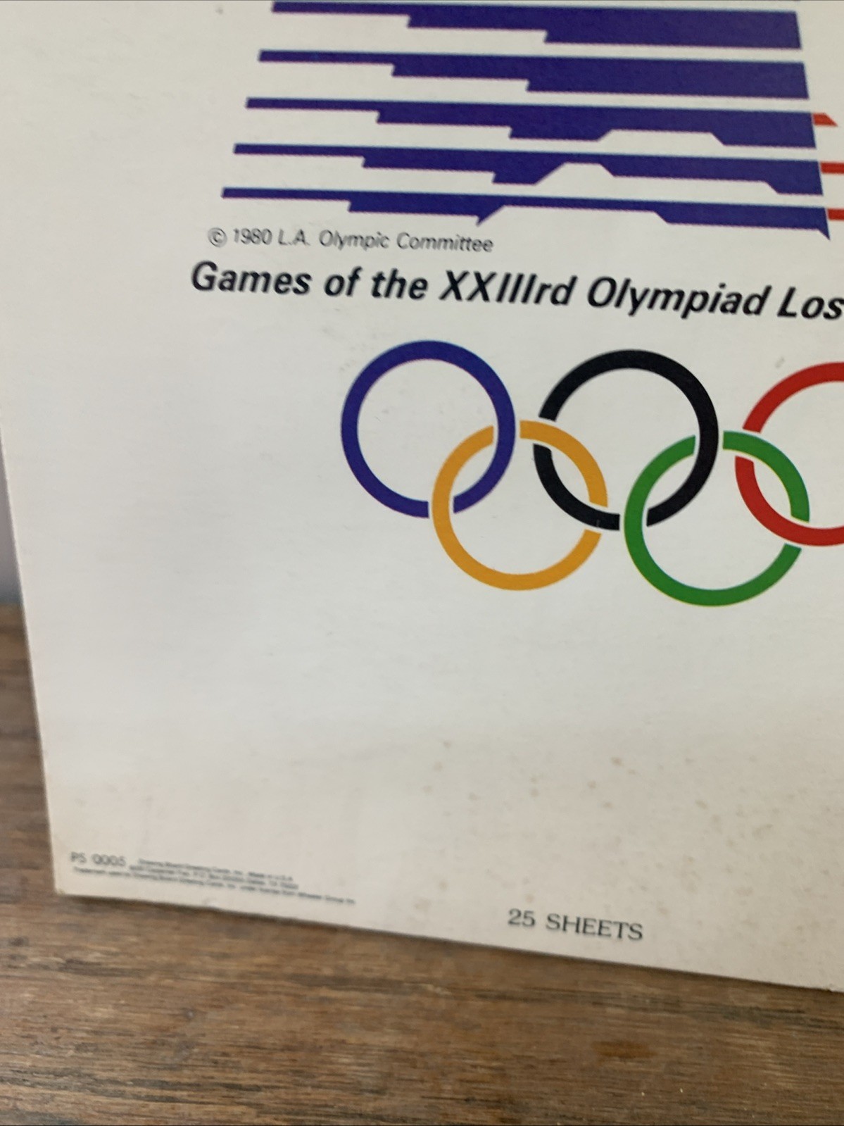 1984 Olympics Los Angeles Olympiad stationary paper pad unused