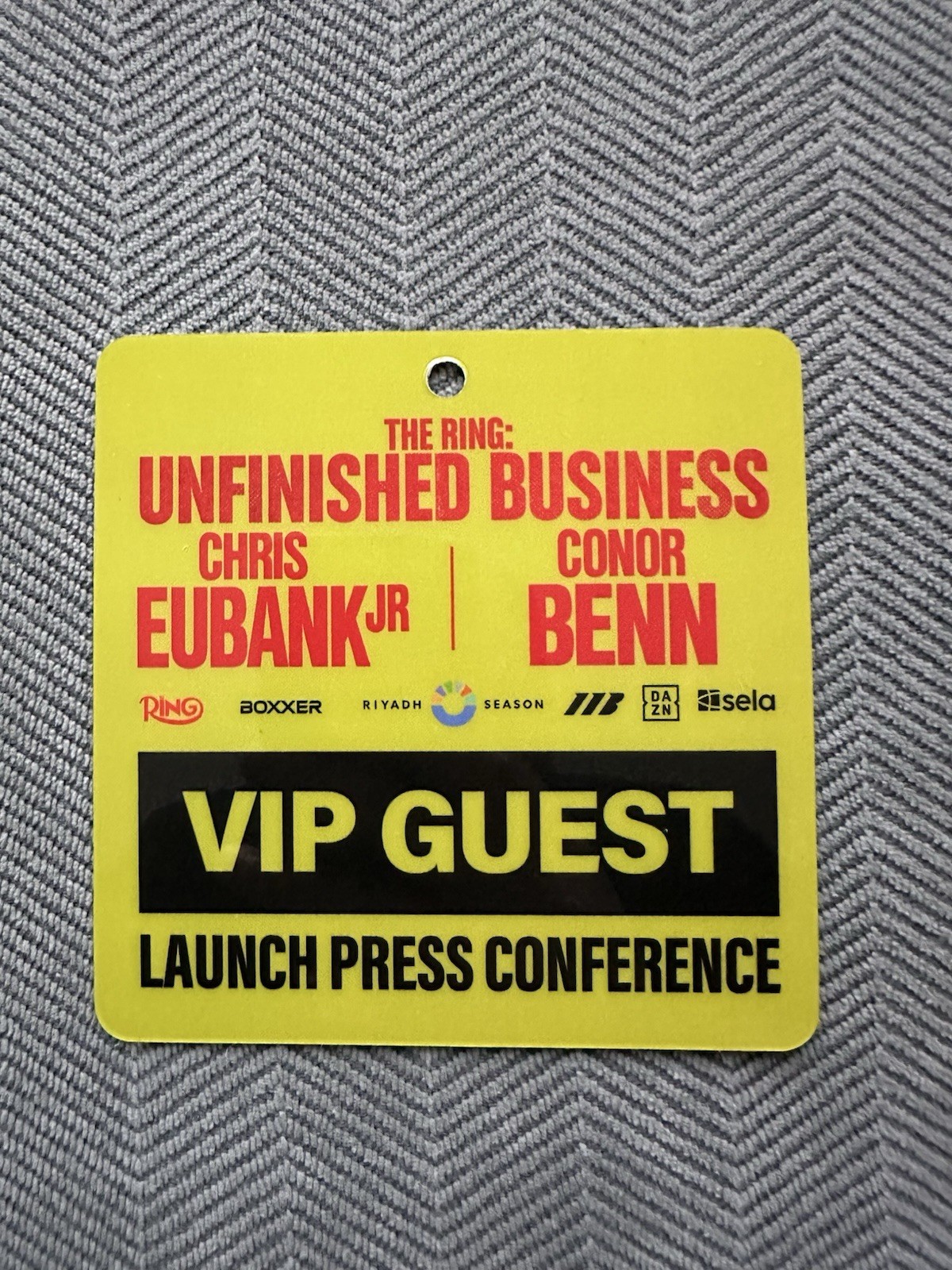 Chris Eubank Jr vs Conor Benn Launch Press Conference Pass Unfinished Business