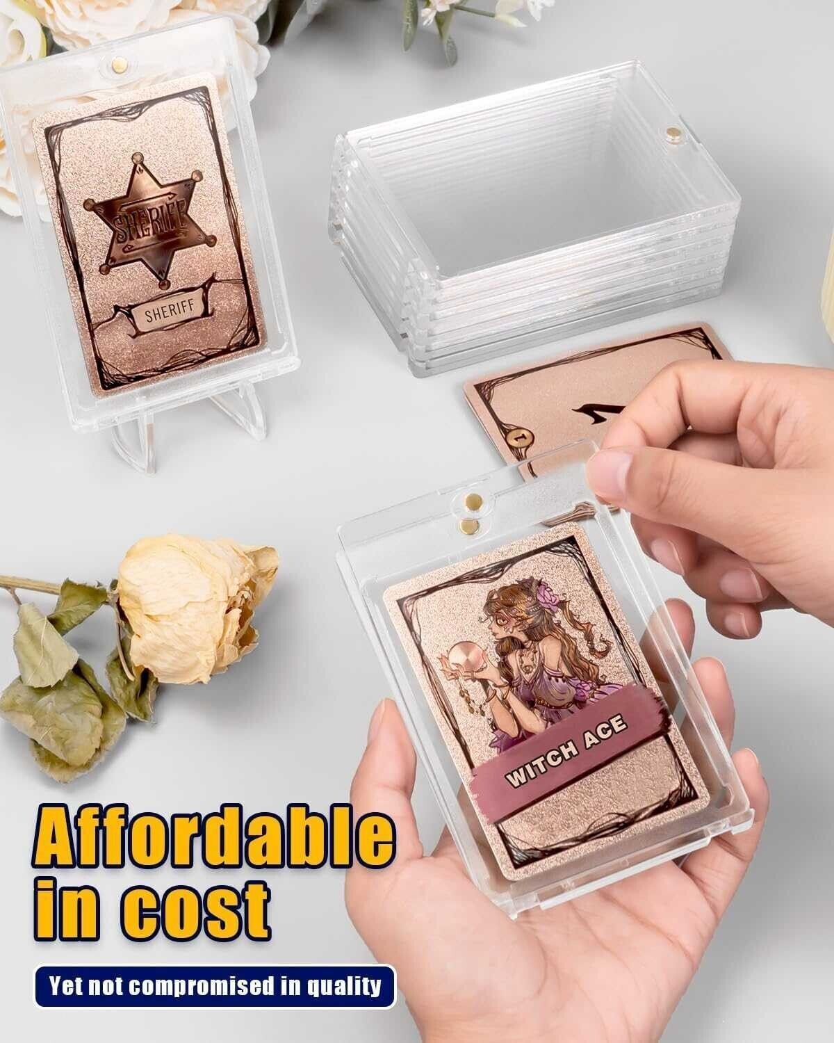 5-50Pack For 35PT Magnetic Card Holder One Touch Trading Sports Cards Protectors