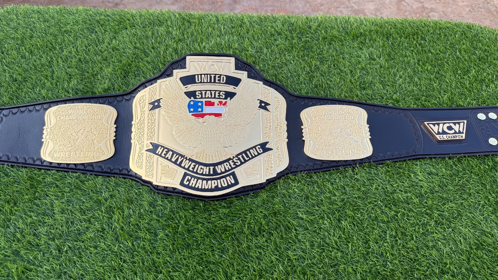 US 3 Plates With Logo Zinc Plates 24K Gold