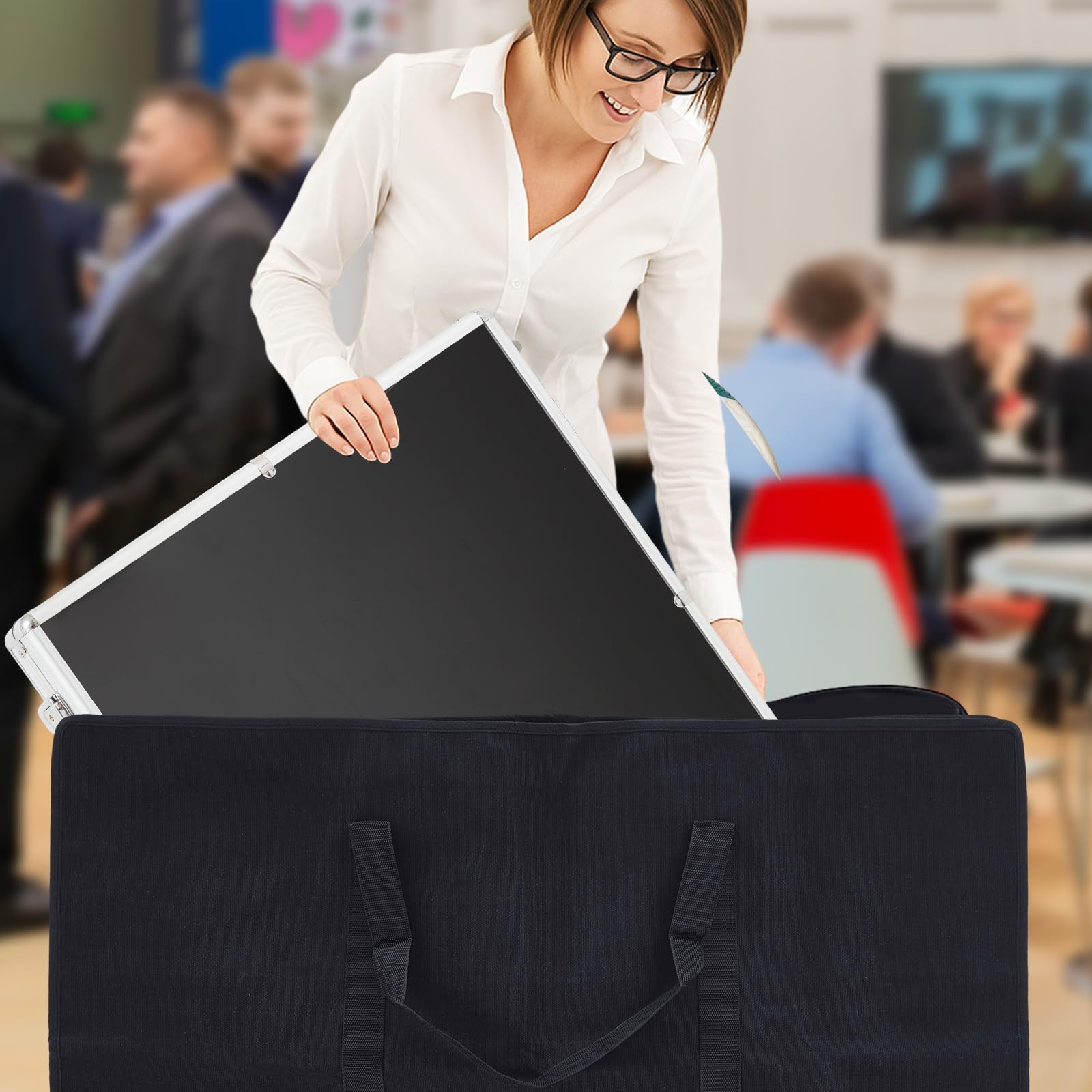 Extra Large 34×22 Trade Show Display Case Carry Bag for Shipping