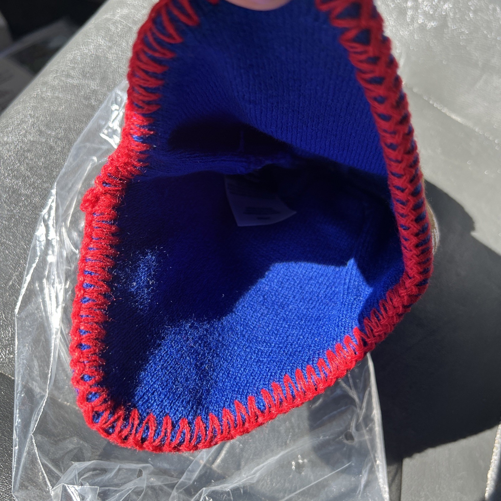 Buffalo Bills Infant NFL Team Apparel Winter Hat Flap Ear Pom Embroidered Logo