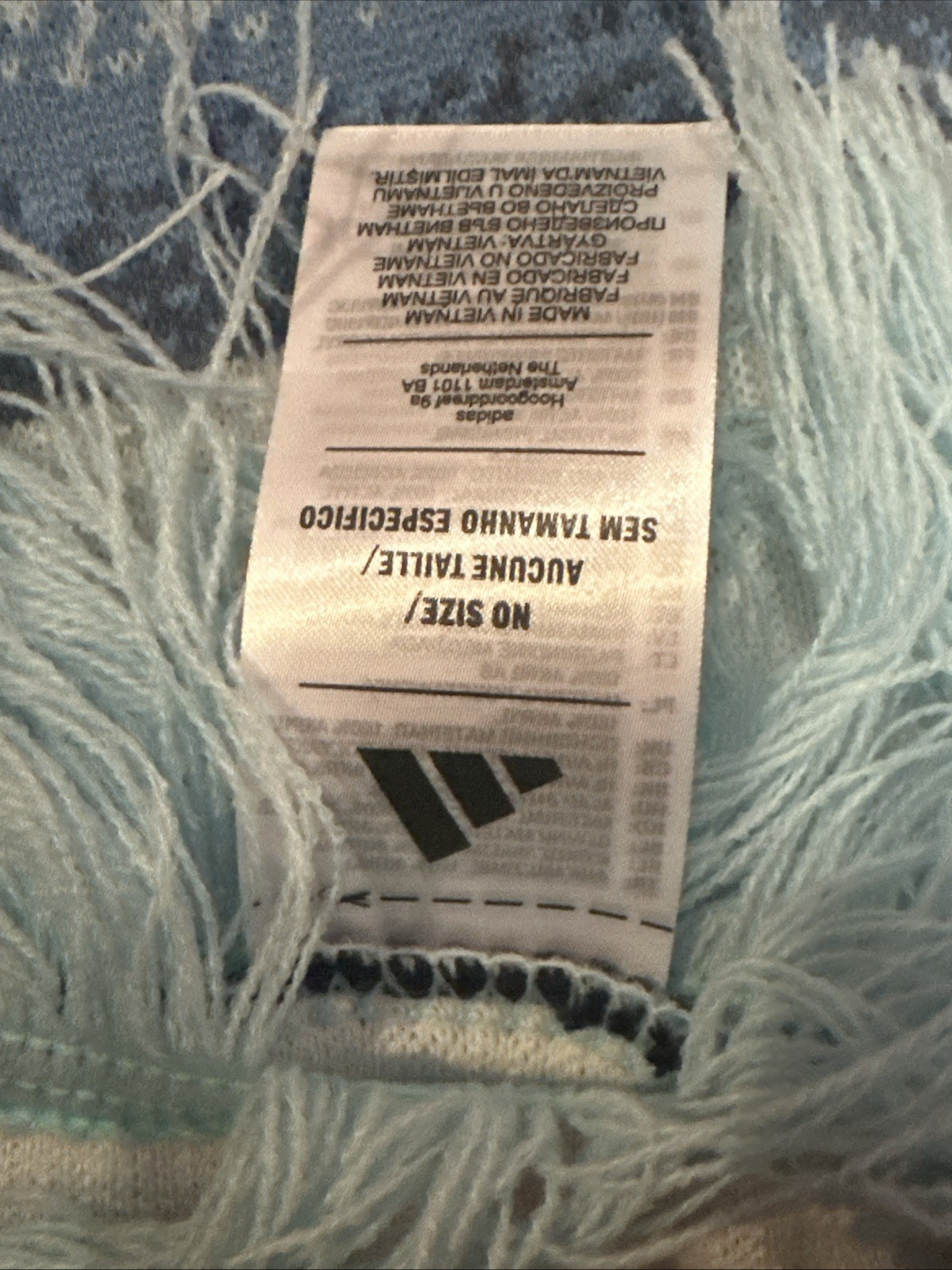 Brand New adidas Argentina 2026 Soccer Scarf KE1385 Icey Blue White