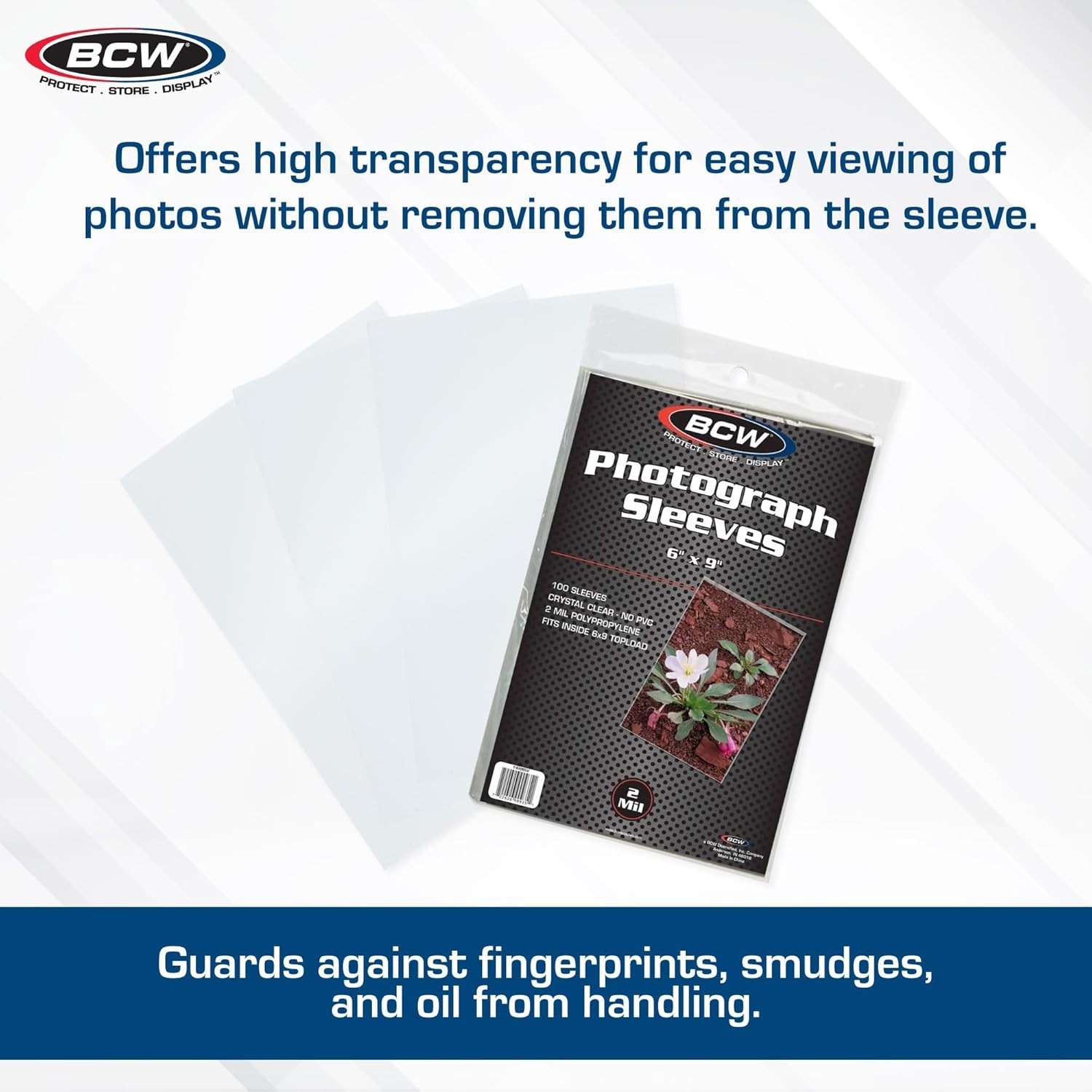 6×9 Photo Sleeves – 100 ct | Acid-Free, No PVC | Crystal Clear Polypropylene …