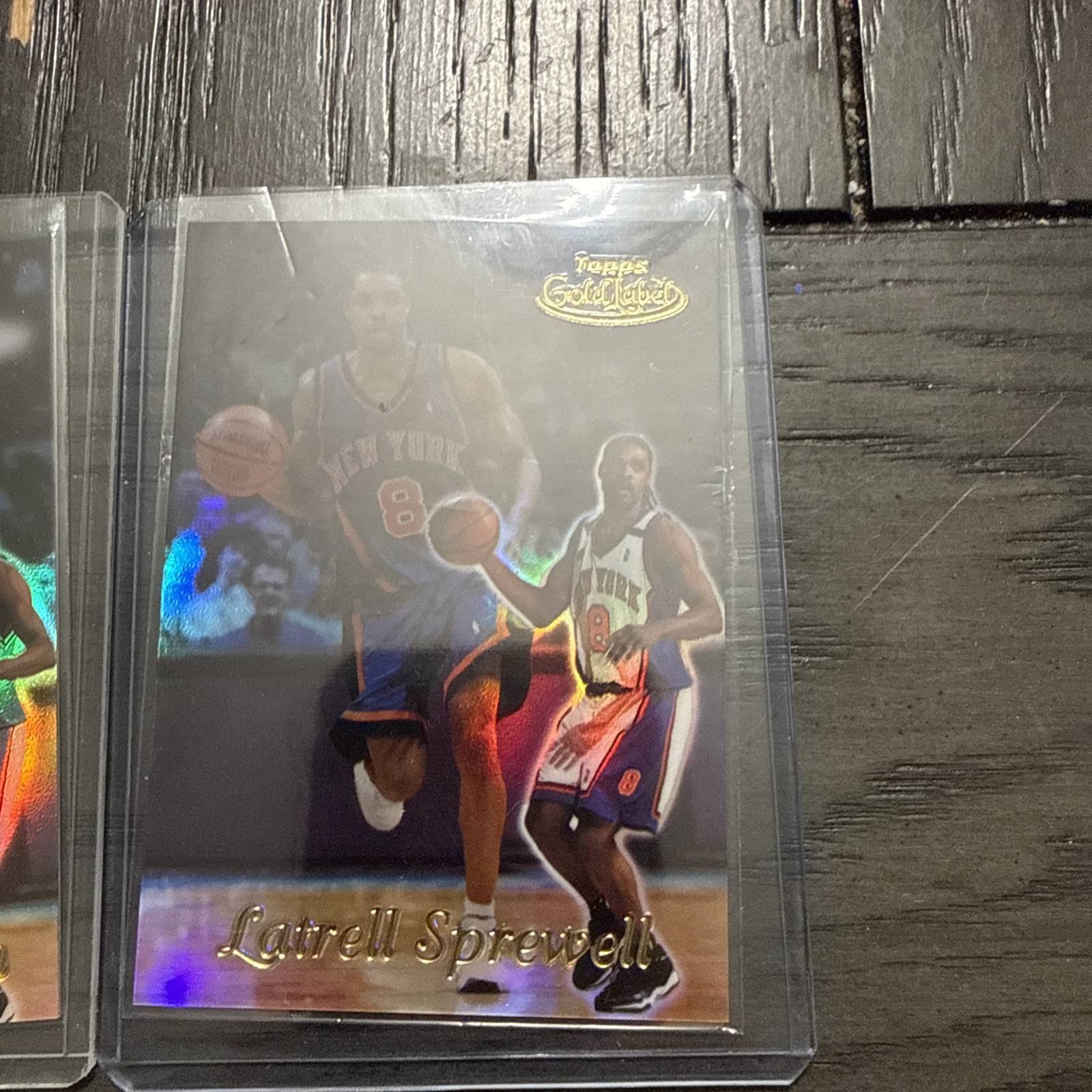 1999-00 Topps Gold Label Class 1 ERROR CARD Jamal Mashburn Latrell Sprewell 1/1