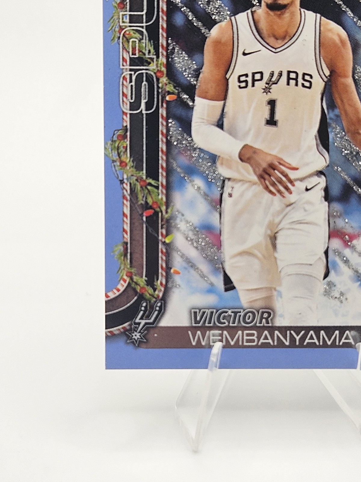 2025-26 Topps Holiday Victor Wembanyama #H156 Holiday Light Blue White RARE -MB