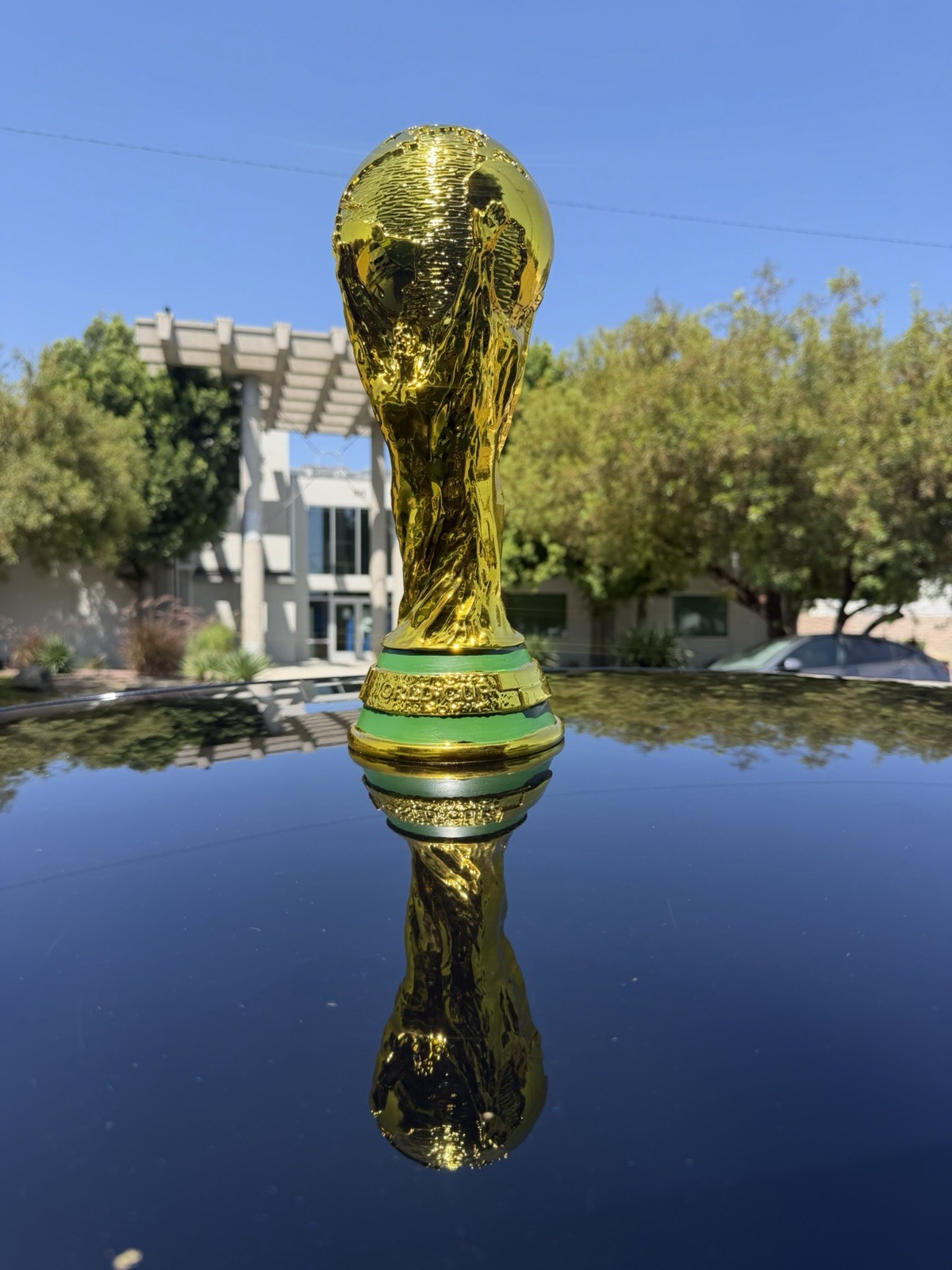 World Cup Trophy Replica 14.2in 2lb (resin and gold-plated)