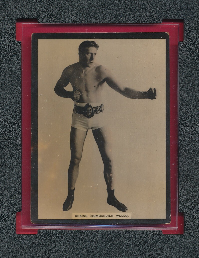 SGC 1 PR BOMBARDIER WELLS 1915 SUSINI #218 UNIVERSAL GRADED VINTAGE BOXING TPHLC