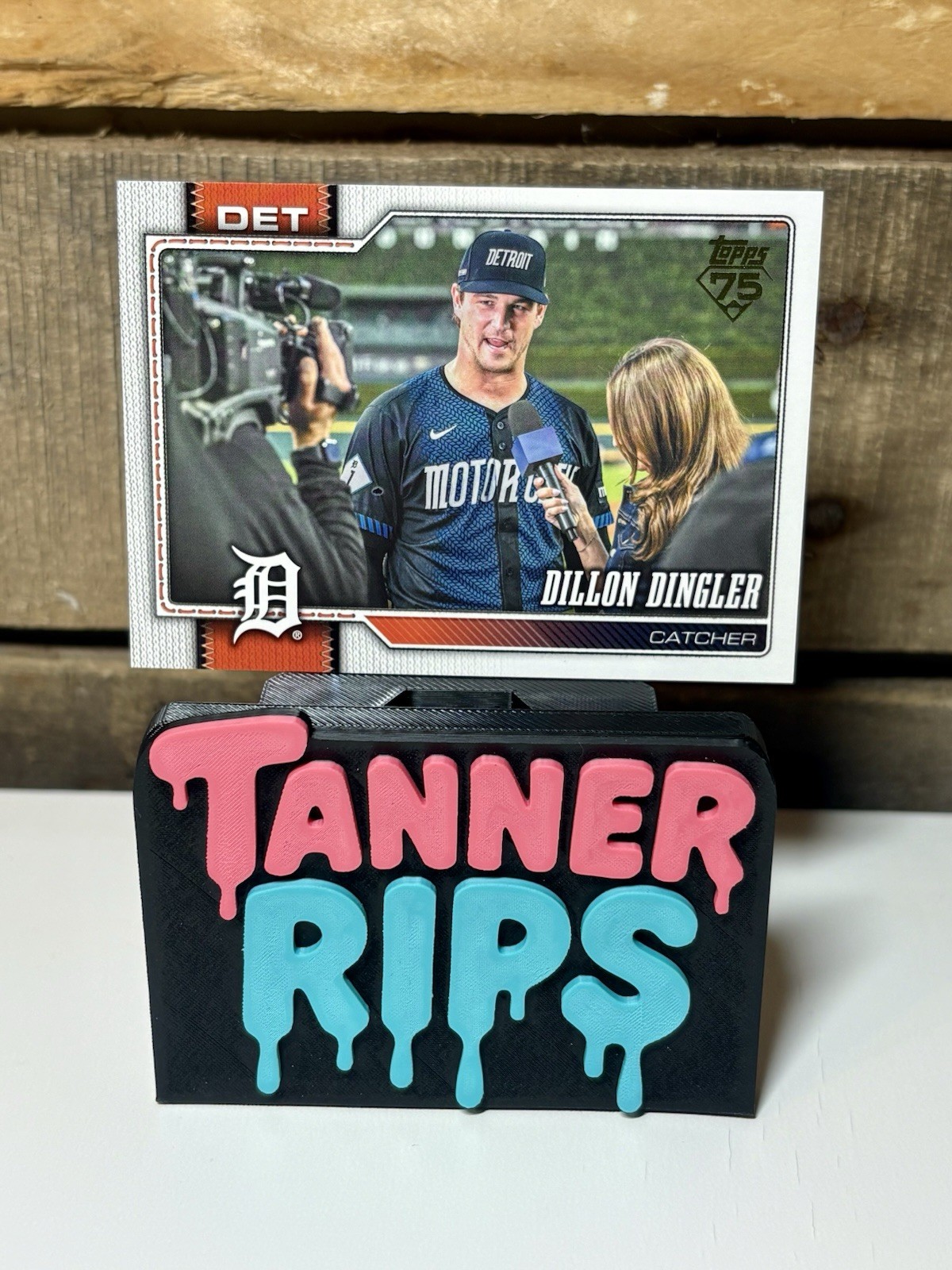 2026 Topps Series 2 Dillon Dingler Golden Mirror Variation SSP #351 Tigers
