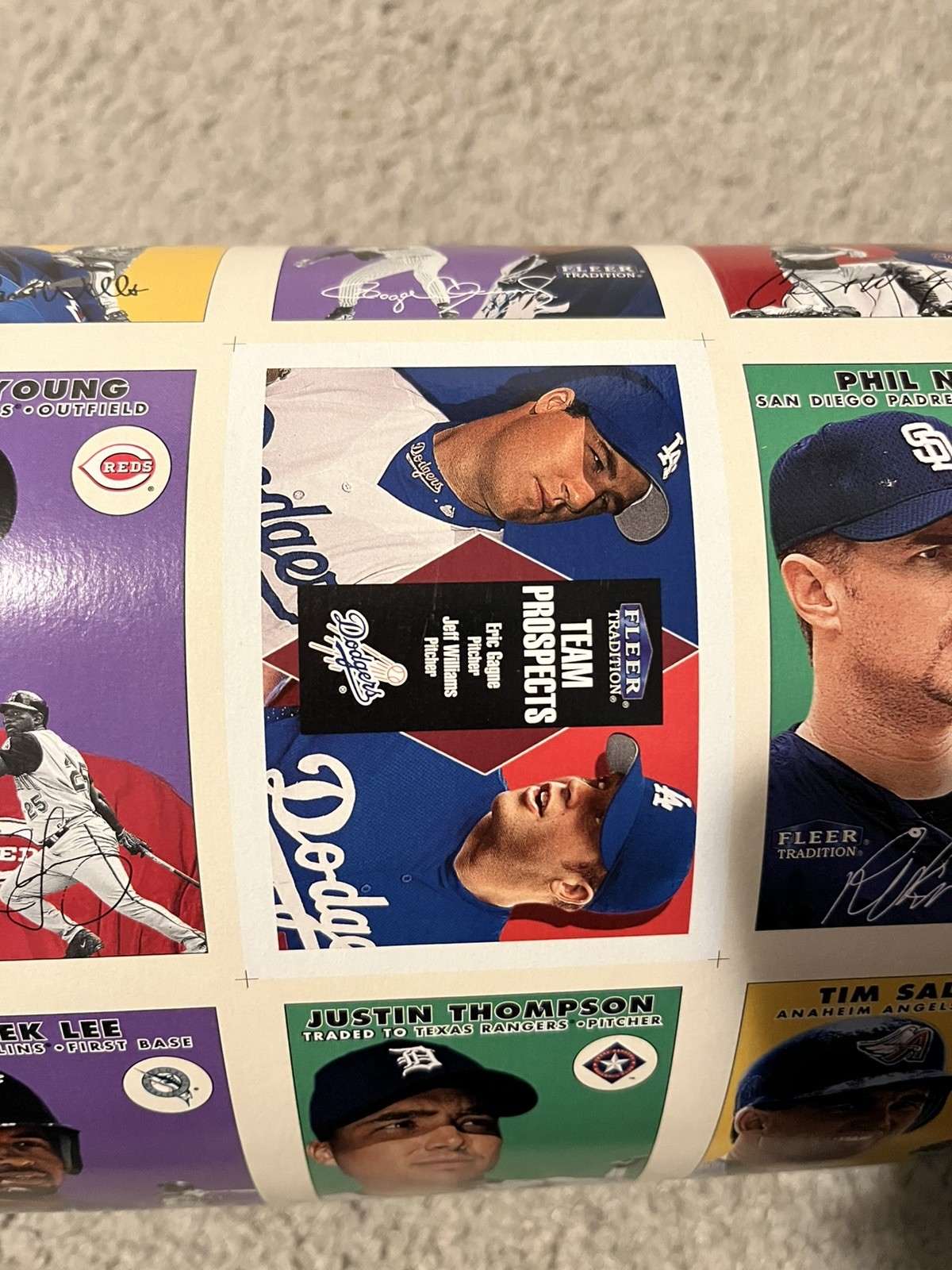 2000 FLEER TRADITION Baseball Cards UNCUT SHEET – SEE LIST OF STARS BELOW + PICS